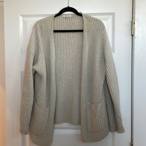 Madewell cardigan, oversized medium.